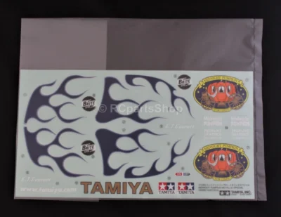 Tamiya 9495638 Decal Sheet Midnight Pumpkin Black