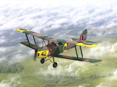 ICM D.H. 82A Tiger Moth, British Training Aircraft 1:32 ICM32035