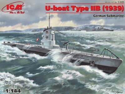 ICM U-Boat Type IIB (1939), German Submarine 1:144 ICMS009