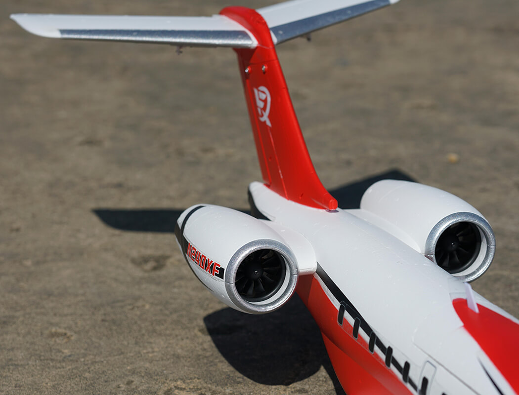 Xfly Twin 40Mm J-65 Edf Business Jet Pnp - Red XF127P-R - Image 7