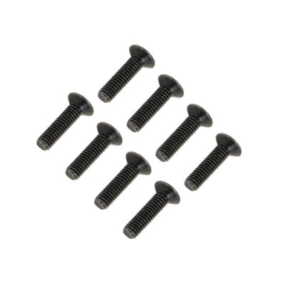 FTX FLAT HEAD HEX SCREW M3 X 12MM (8PC) FTX-SFH045