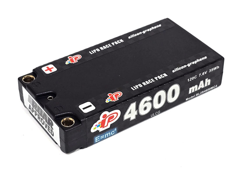 Intellect LiPo LiHV 4600mAh 2S 18.5mm Shorty 7.6v IPBL2S4600MC4