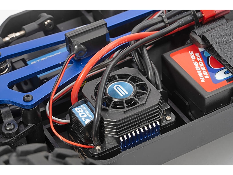 FTX Khaos 1/10 Brushless 4wd Truggy RTR with 3s Lipo and Charger - Blue FTX5564B