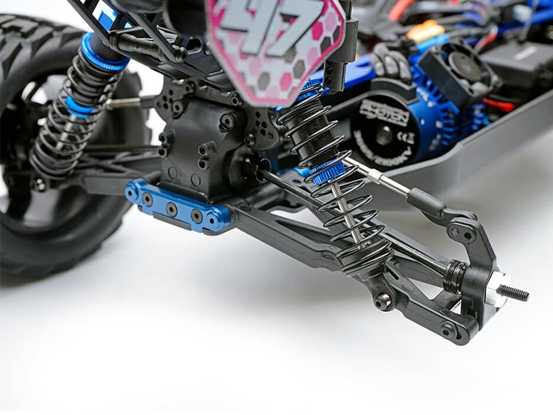 FTX Khaos 1/10 Brushless 4wd Truggy RTR with 3s Lipo and Charger - Blue FTX5564B