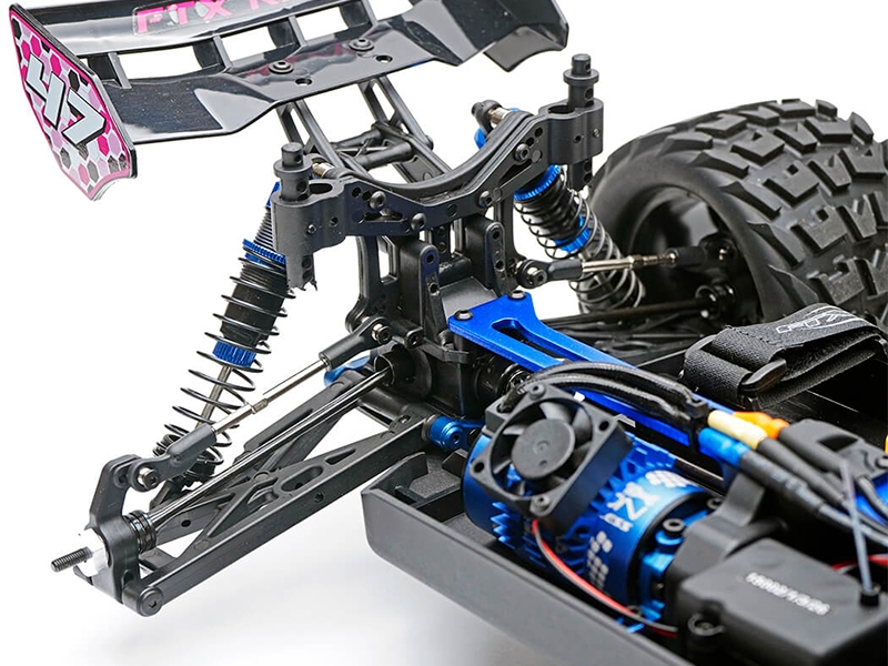 FTX Khaos 1/10 Brushless 4wd Truggy RTR with 3s Lipo and Charger - Blue FTX5564B