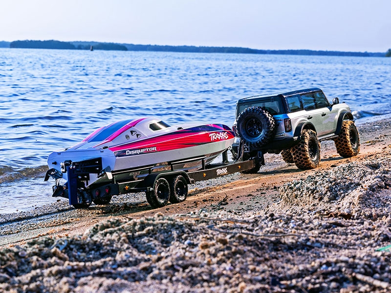 Traxxas Disruptor Trailer (Tandem Axle) (Assembled with Hitch) TRX10650